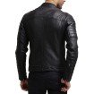PARE Genuine Leather Handmade Black Jacket for Men's