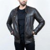BIKER BLACK LEATHER JACKET