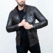 BIKER BLACK LEATHER JACKET