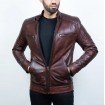 Biker Wine Leather Jacket