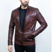 Biker Wine Leather Jacket