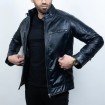BIKER BLACK LEATHER JACKET