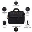 PARE 16 Inch Business Laptop Bag for Men Water Resistance Messenger Bag Perfect Bag Satchel Shoulder Bag for Men (PR_LB_008)