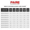 PARE Real Genuine Leather Handmade Brown Jacket for Men's
