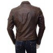 DARK BROWN LEATHER JACKET