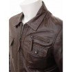 PARE Full Sleeve  Brown Solid Men Jacket