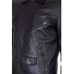 Men's Biker Leather Black Jacket Slim Fit