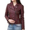 PARE Genuine Leather Pecan Brown Roadies Stylish Jacket for Women's(Size : XS to 2XL)